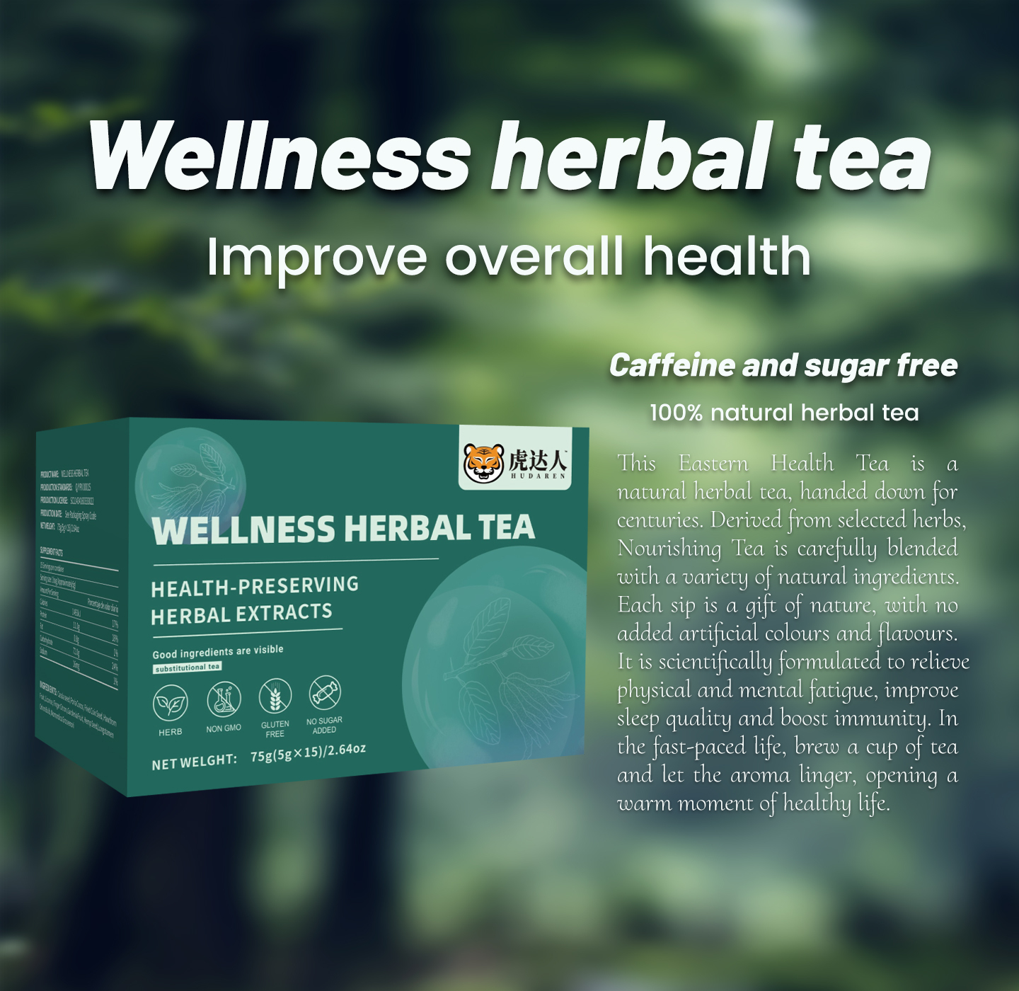 Wellness herbal tea