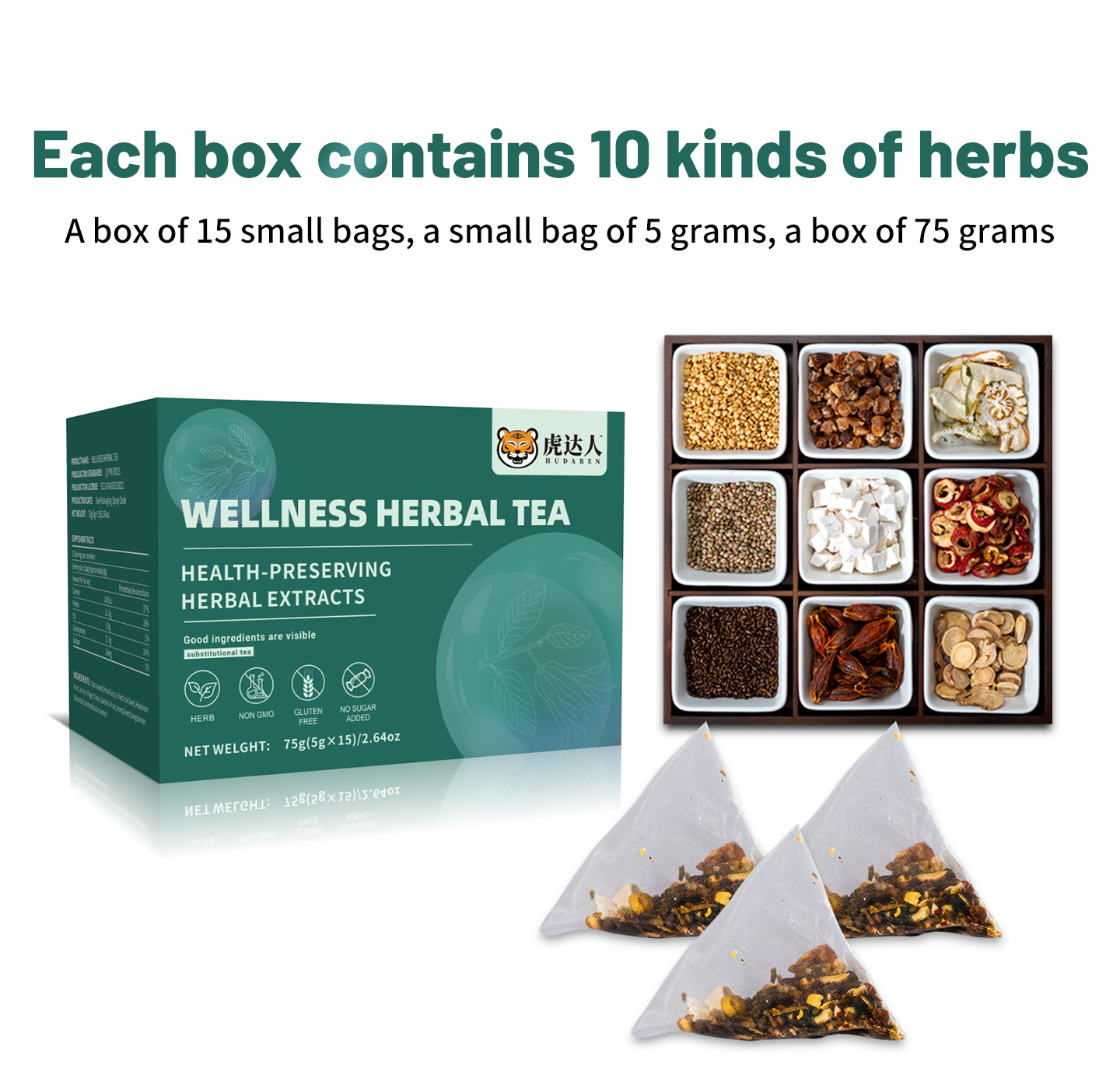 Wellness herbal tea