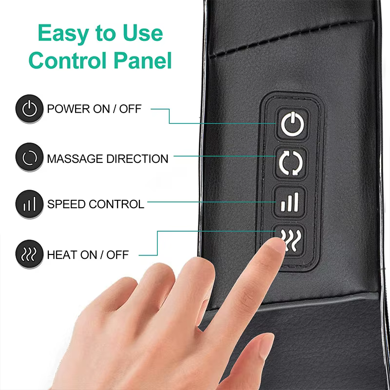 Electric Heated Massage Pillow For Neck Shoulder Back Waist Leg Body