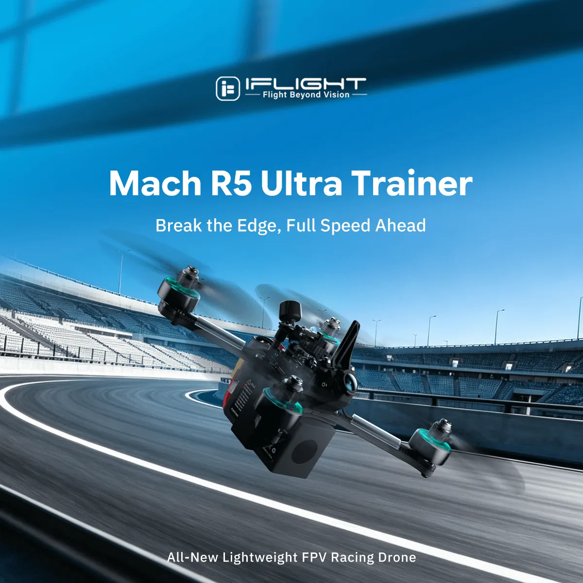 iFlight Mach R5 Ultra Trainer 6S Analog FPV Racing Drone 