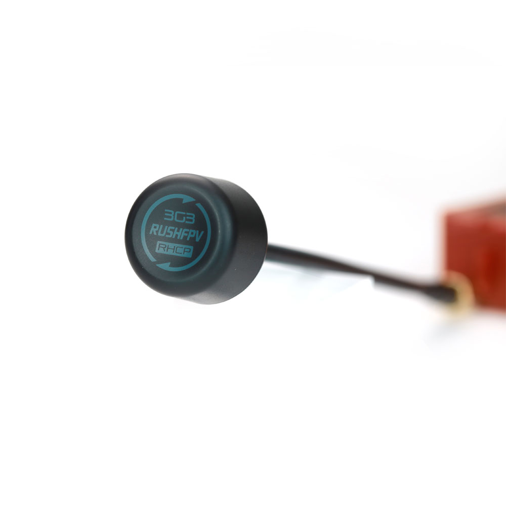 RUSHFPV 3.3GHz 2W VTX with SMA Circular Polarized Antenna Supports IRC Tramp Protocol for RC FPV Long Range Drone-HPXGRC