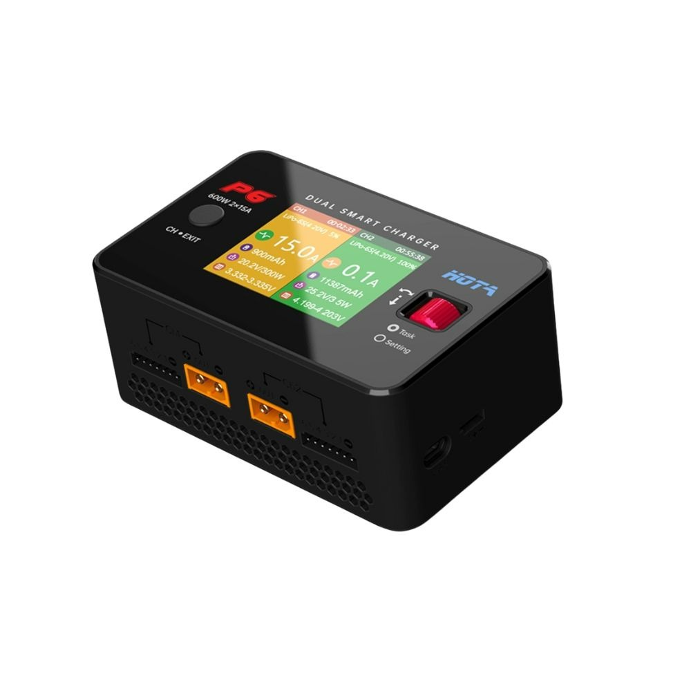 HOTA-T240 HOTA T240 240W 8.3A AC Power Supply/P6 DC 600W 15A 1~6S Dual Charger