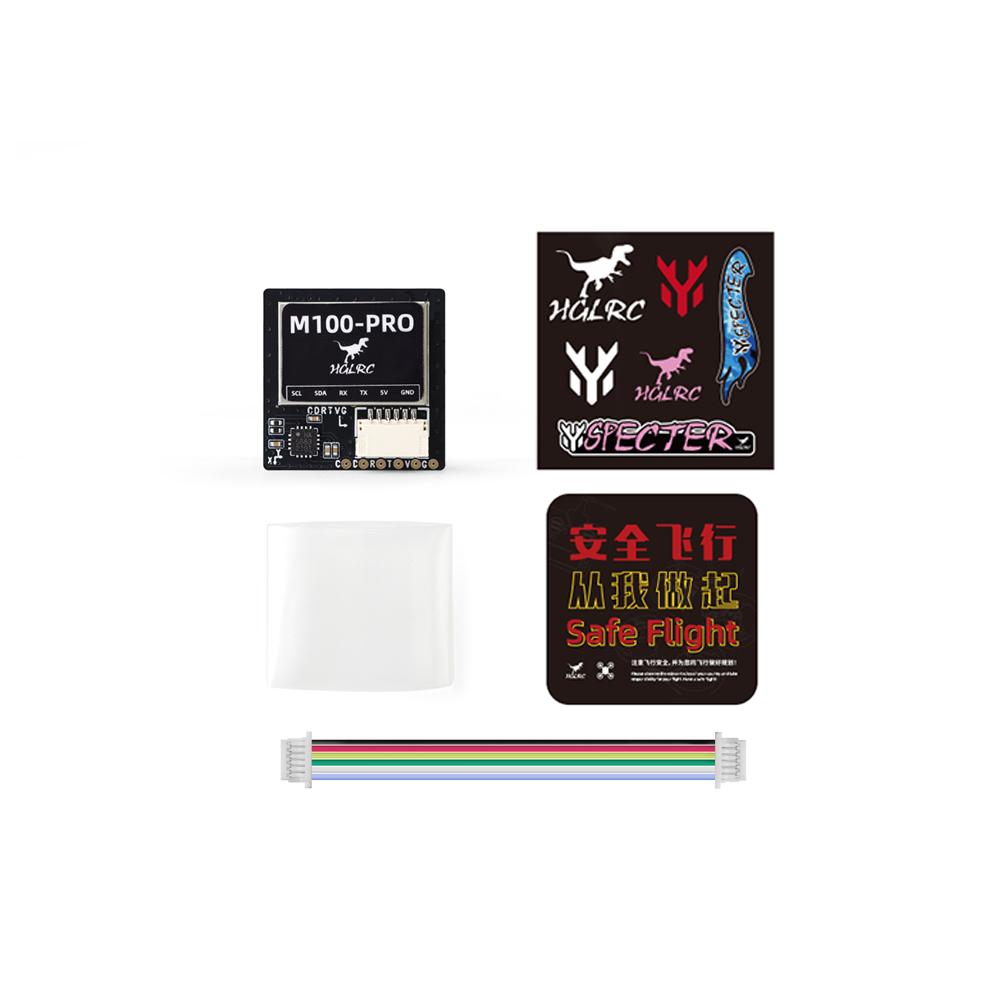 HGLRC M100 PRO GPS Chip B101 10th Generation Protocol Chip QMC5883L Compass for FPV Racing Freestyle Drones-HPXGRC