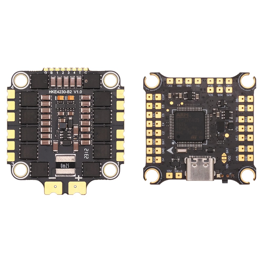 HAKRC F405 V2 Stack F4 F4530V2 Flight Controller Dual BEC With 45A/50A/60A/65A 4in1 Brushless ESC 