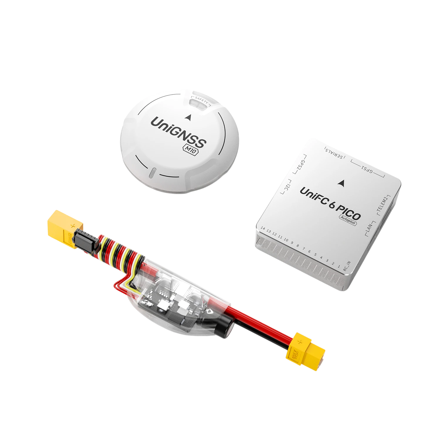 SIYI UniFC 6 PICO Autopilot Flight Controller with UniGNSS M10 GPS and 2-14S Power Module, ArduPilot PX4 Compatible for Multirotor Fixed Wing VTOL UAV UGV USV