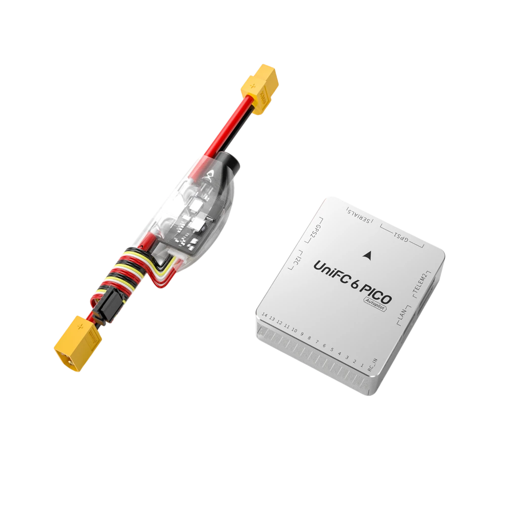 SIYI UniFC 6 PICO Autopilot Flight Controller with UniGNSS M10 GPS and 2-14S Power Module, ArduPilot PX4 Compatible for Multirotor Fixed Wing VTOL UAV UGV USV