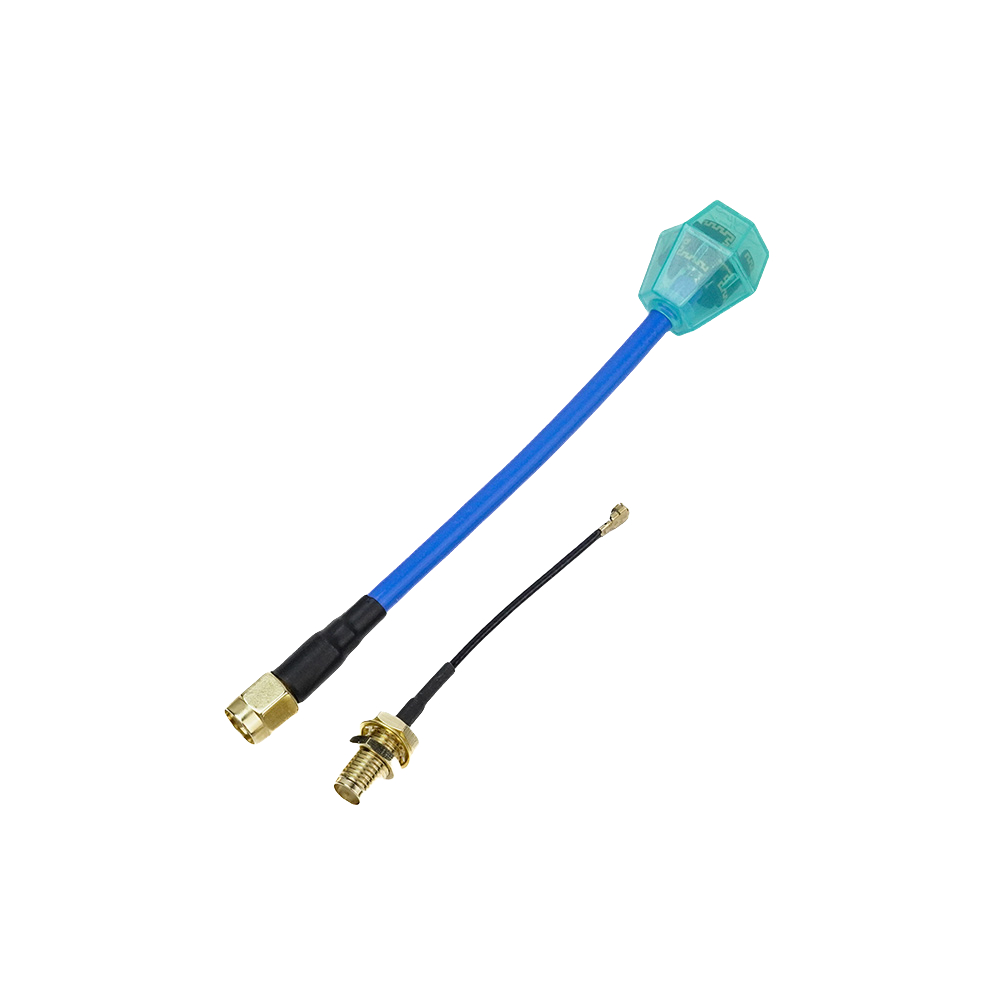 TJRC 5.8G Antenna LHCP 100/180mm SMA FPV Antenna w/ IPEX UFL Adapter Support O4 PRO Transmission 