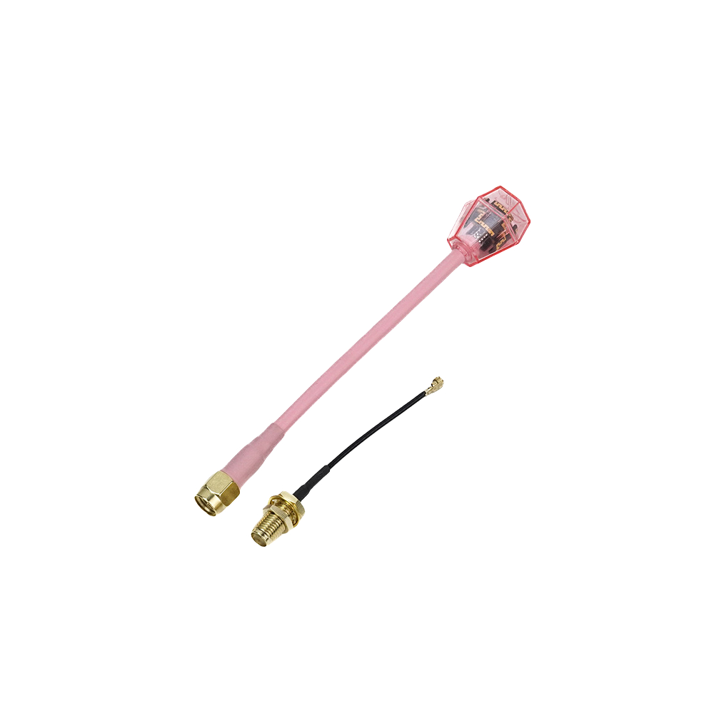 TJRC 5.8G Antenna LHCP 100/180mm SMA FPV Antenna w/ IPEX UFL Adapter Support O4 PRO Transmission 
