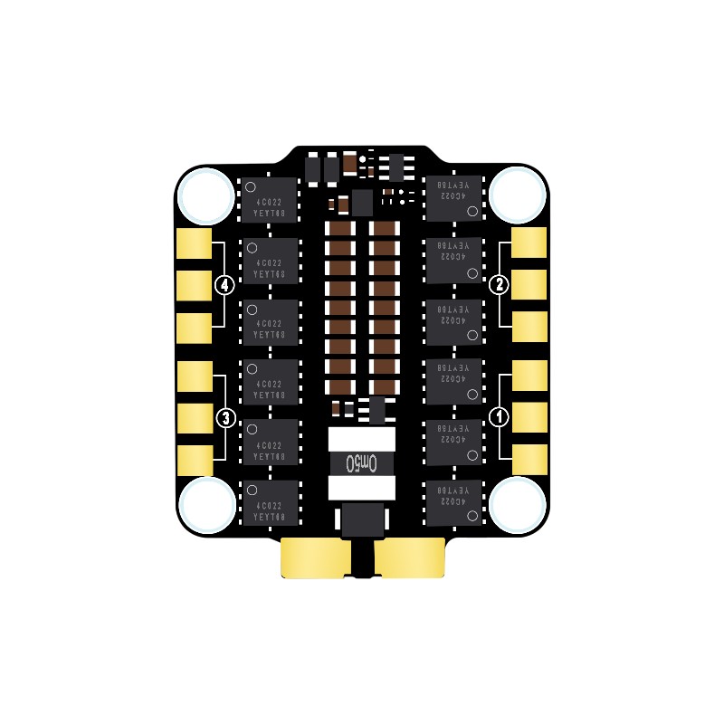 HPXGRC F722/F460 55A 4in1 ESC Stack