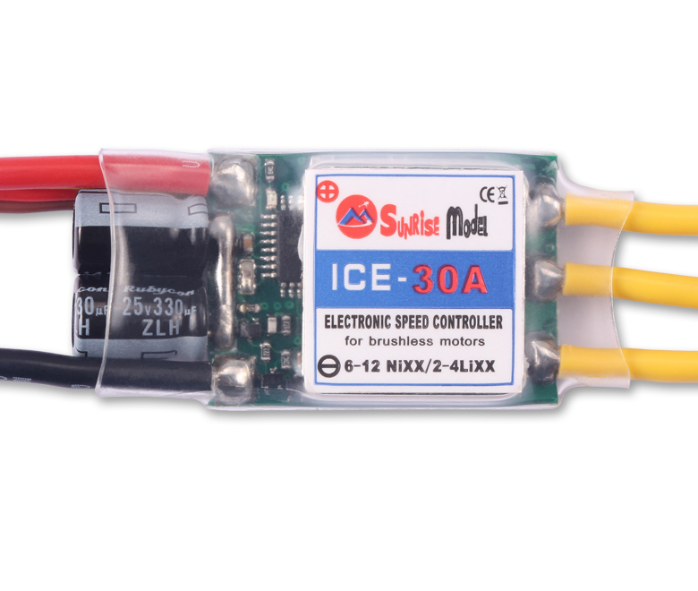 SunriseModel ICE 2-6S Helicopter Airplane Brushless ESC with BEC Output 18A 30A 40A 45A 60A 90A 100A 120A 150A-HPXGRC