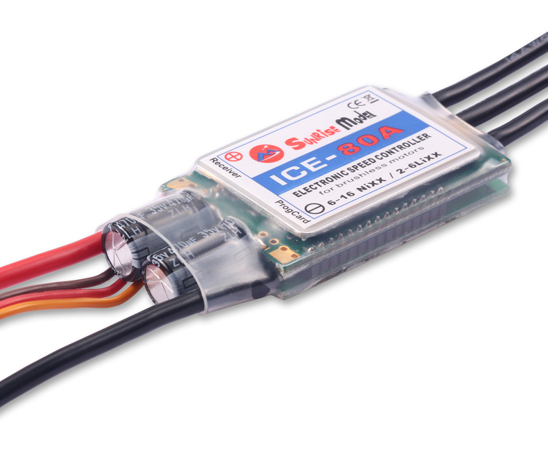 SunriseModel ICE 2-6S Helicopter Airplane Brushless ESC with BEC Output 18A 30A 40A 45A 60A 90A 100A 120A 150A-HPXGRC