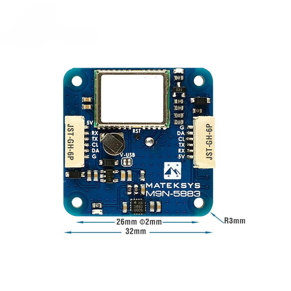  MATEKSYS GNSS COMPASS M9N-5883 GPS for Long Rang RC FPV Drone