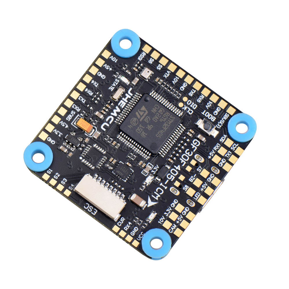 JHEMCU GF30F405-ICM Baro OSD BalckBox 5V 10V Dual BEC F405 Flight Controller 3-8S 30X30mm 