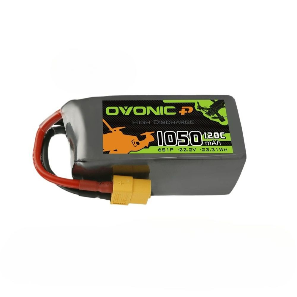 OVONIC 4S 6S Lipo Battery 1050mAh  1300mAh 1550mAh 1300mAh 1550mAh 2200mAh LiPo Battery Pack For FPV Helicopter Drone Boat Airplane-HPXGRC