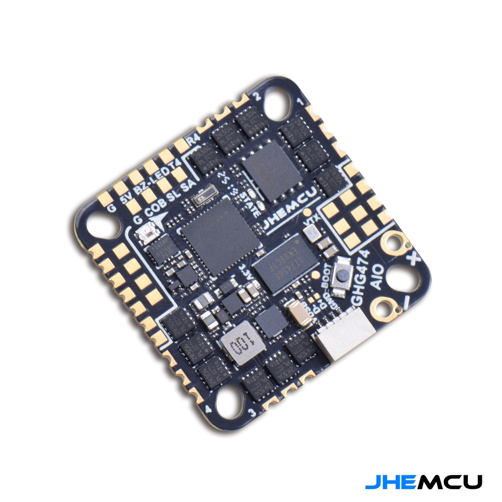 JHEMCU GHF411AIO-HD 40A F411 ICM42688P Flight Controller BLHELIS 40A 4in1 ESC 3-6S 