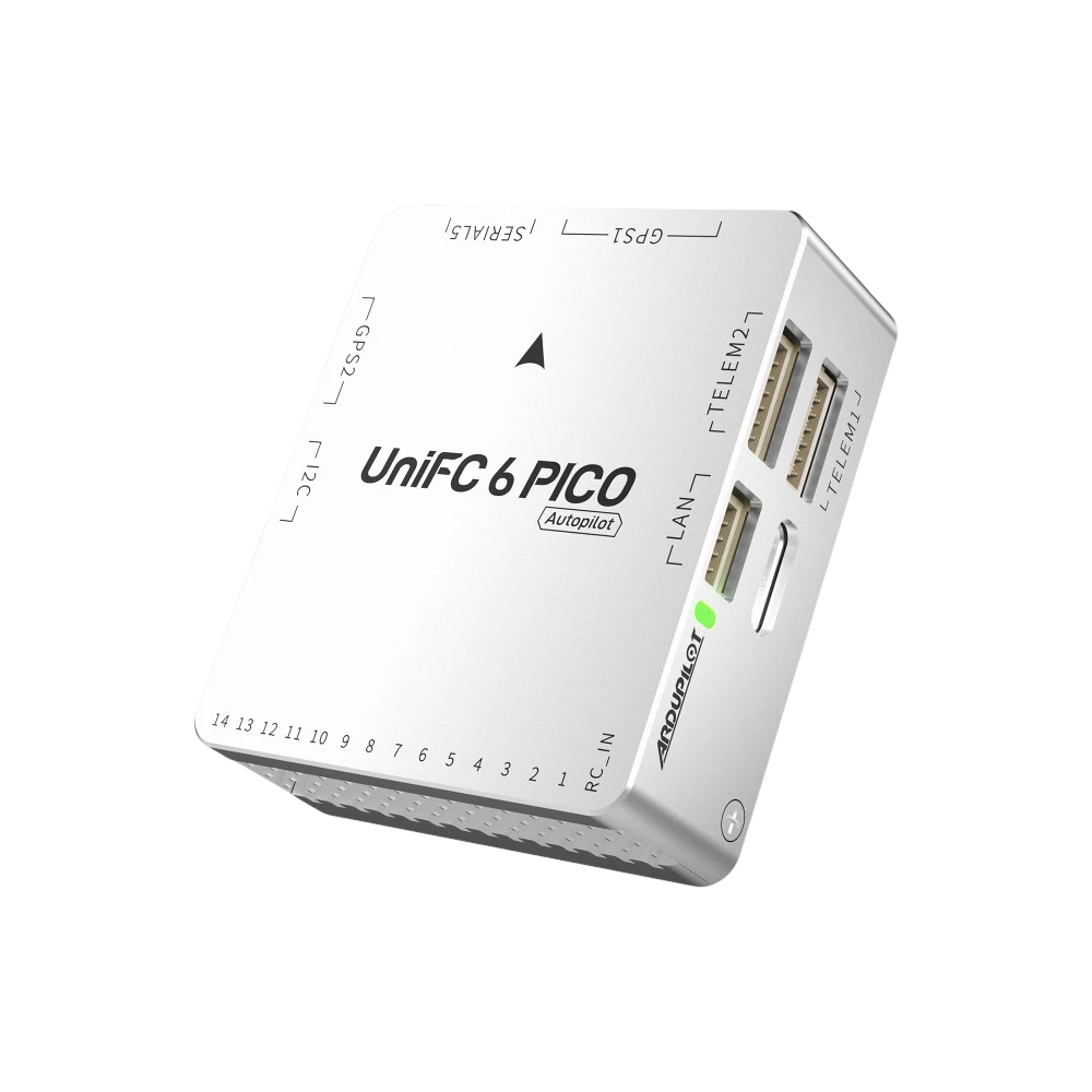 SIYI UniFC 6 PICO Autopilot Flight Controller with UniGNSS M10 GPS and 2-14S Power Module, ArduPilot PX4 Compatible for Multirotor Fixed Wing VTOL UAV UGV USV