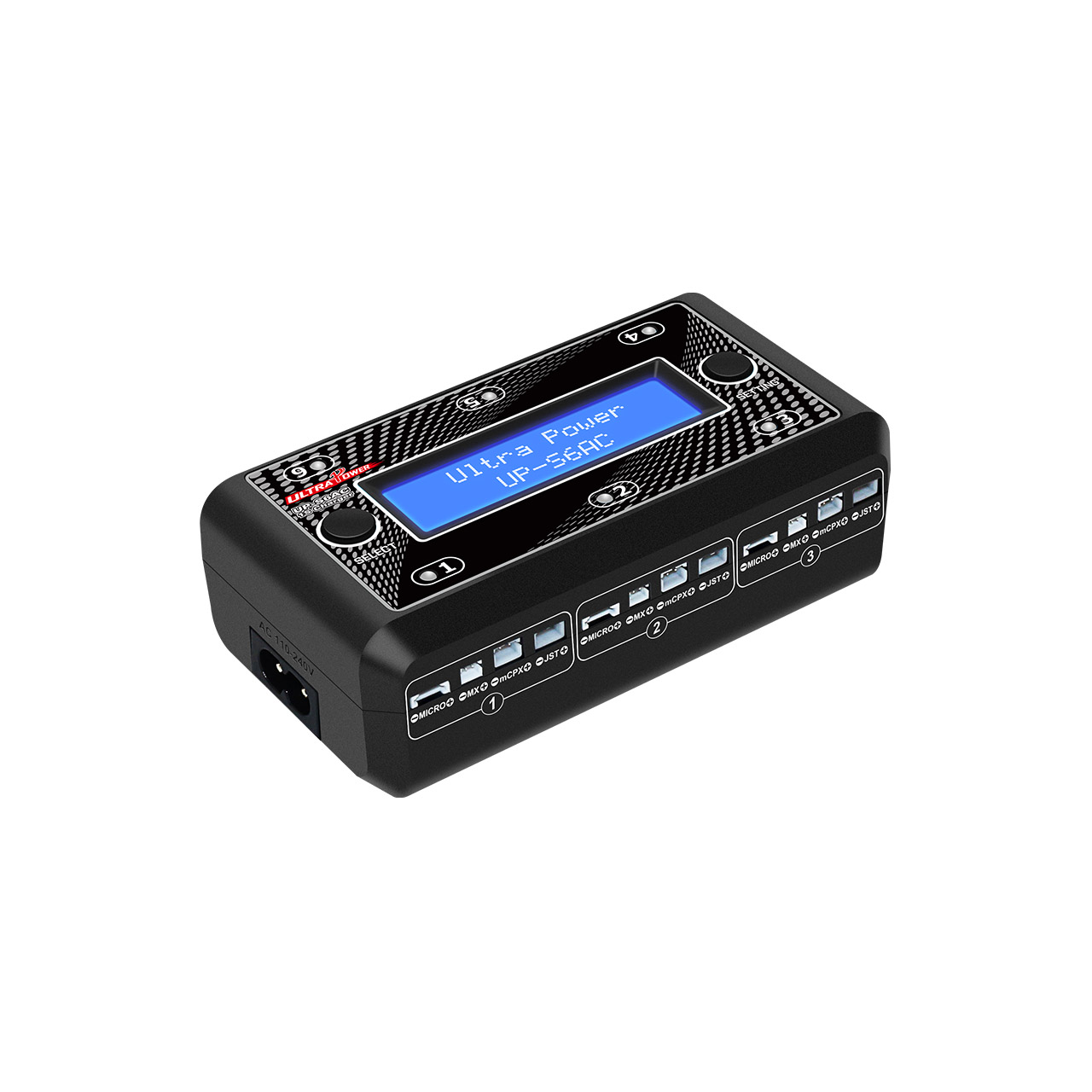 ULTRA POWER UP-S6AC LCD Digital Display 35W AC DC 1S LiPO LiHV Battery Charger 