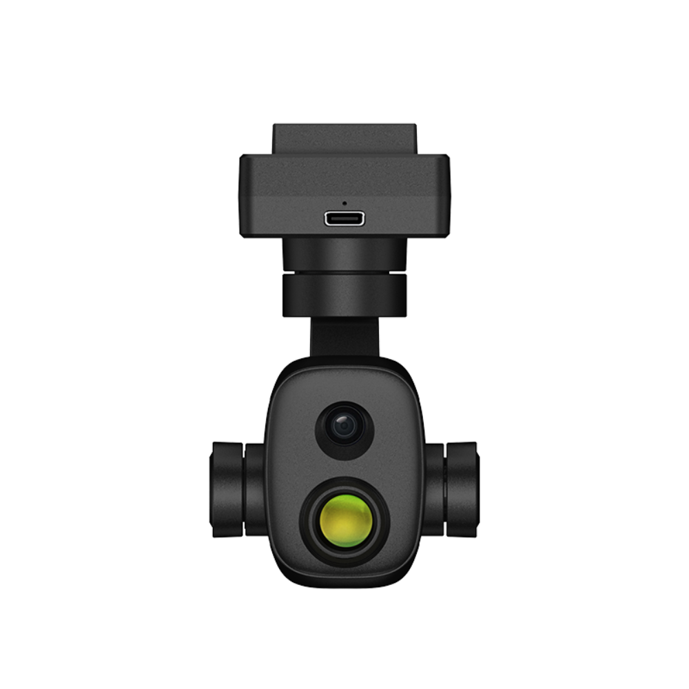 SIYI ZT6 Mini Optical Pod Dual Sensors 4K 8MP 6X Digital Zoom Gimbal Camera 640 x 512 Thermal Imaging Temperature Measuring 3-Axis Stabilizer ArduPilot PX4 Mavlink Compatible UAV UGV USV Pod Payload for Drone Surveillance Inspection-HPXGRC