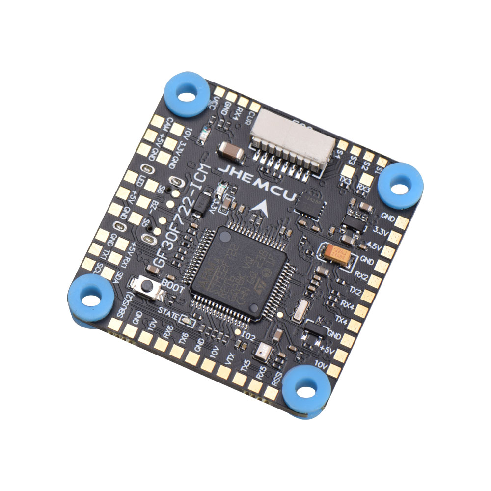 JHEMCU GF30F722-ICM F722 Baro OSD 5V 10V Dual BEC Flight Controller 3-8S 30.5X30.5mm 
