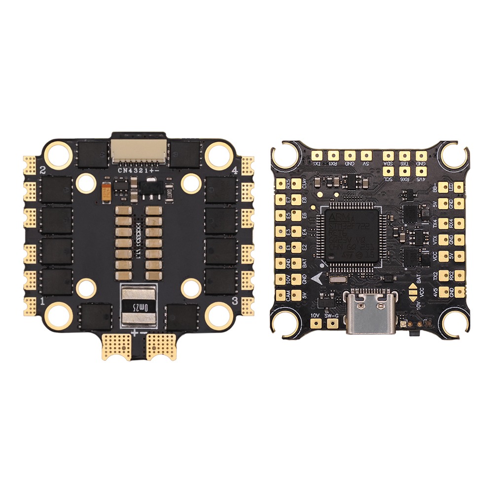 HAKRC F722 V2 Stack F7 Flight Controller Dual BEC With 45A/50A/60A/65A 4in1 Brushless ESC 