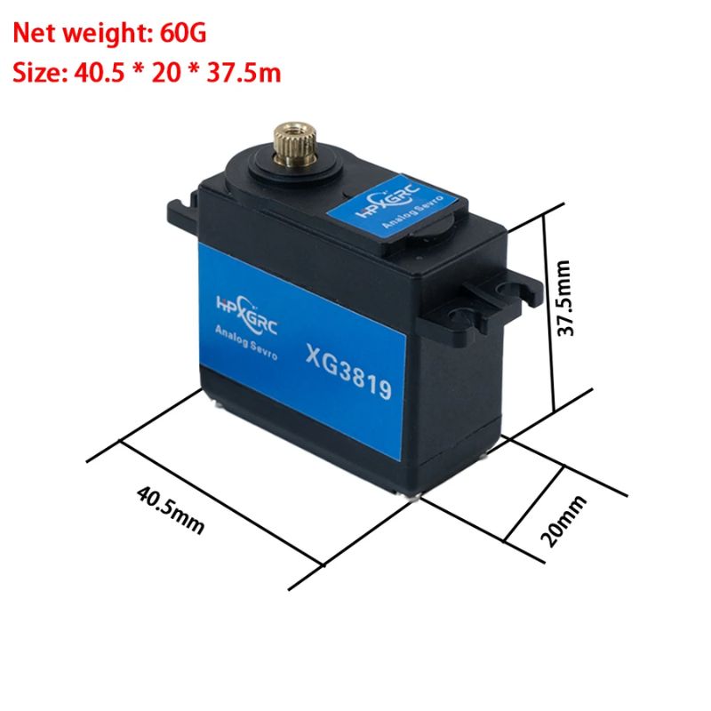 HPXGRC 15kg High Torque Copper Gear Servo