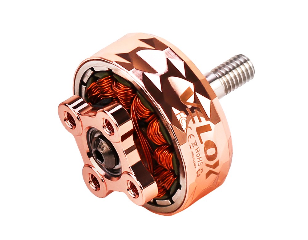 T-Motor VELOX VELOCE V2307 V2 1950KV 6S 2550KV 4S Brushless Motor W/4mmTitanium alloy shaft 