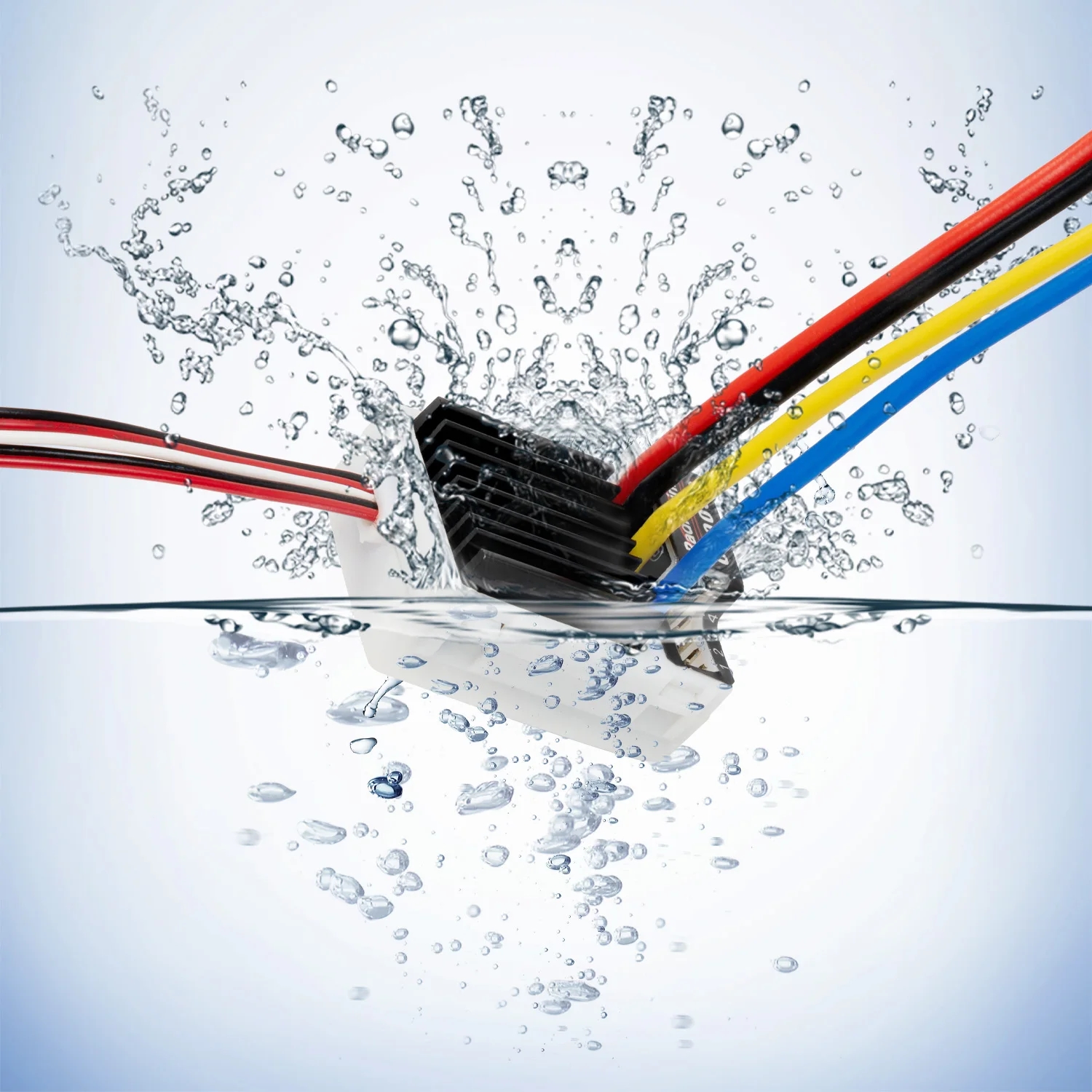 Radiolink Waterproof Brushed ESC COOL 9030 90A Speed Controller with 5.5V/3A 7.5V/3A BEC for Traxxas SCX10 HSP Car Boat Crawler-HPXGRC