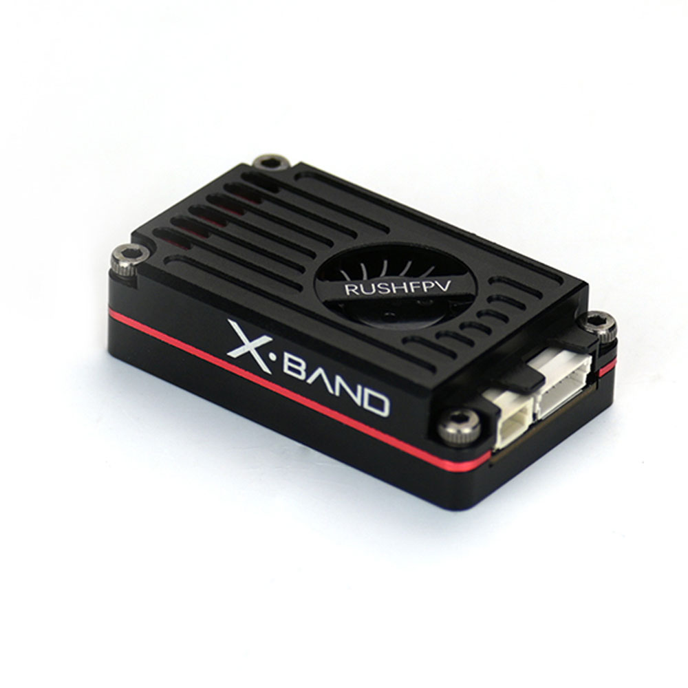 RUSHFPV MAX SOLO XBAND 4.9G 2.5W 8CH Transmitter VTX 4.9Ghz CNC Shell Built-In Cooling Fan 