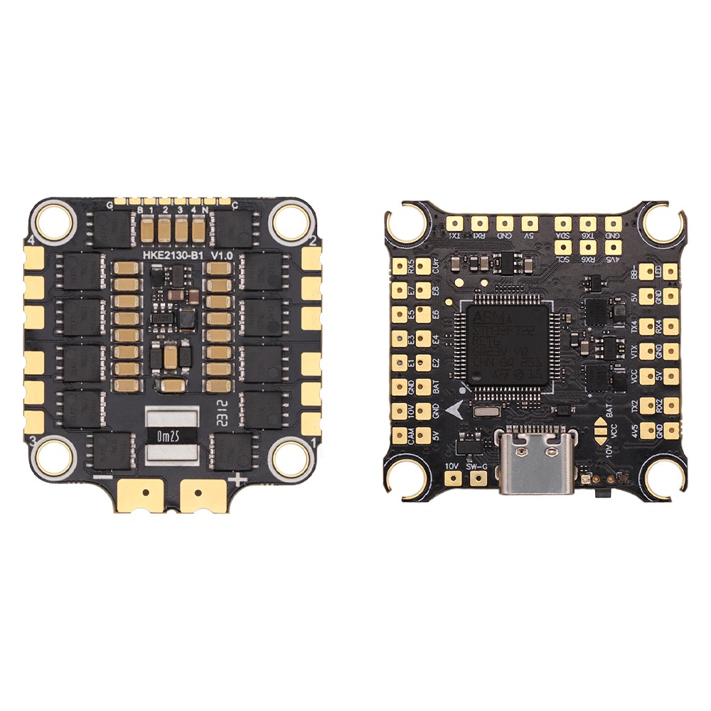 HAKRC F722 V2 Stack F7 Flight Controller Dual BEC With 45A/50A/60A/65A 4in1 Brushless ESC 