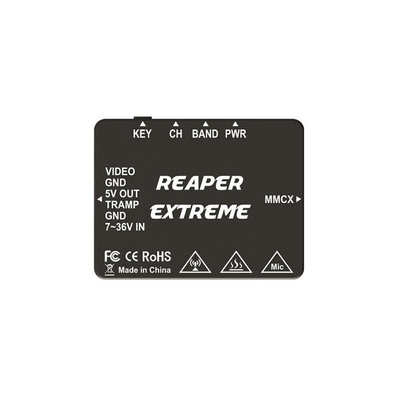 Foxeer Reaper Extreme 2.5W VTX 5.8G 72CH Pitmode 2500mW Build-in Mic CNC Heat Dissipation Shell 2-8S 20X20mm for FPV Long Range-HPXGRC