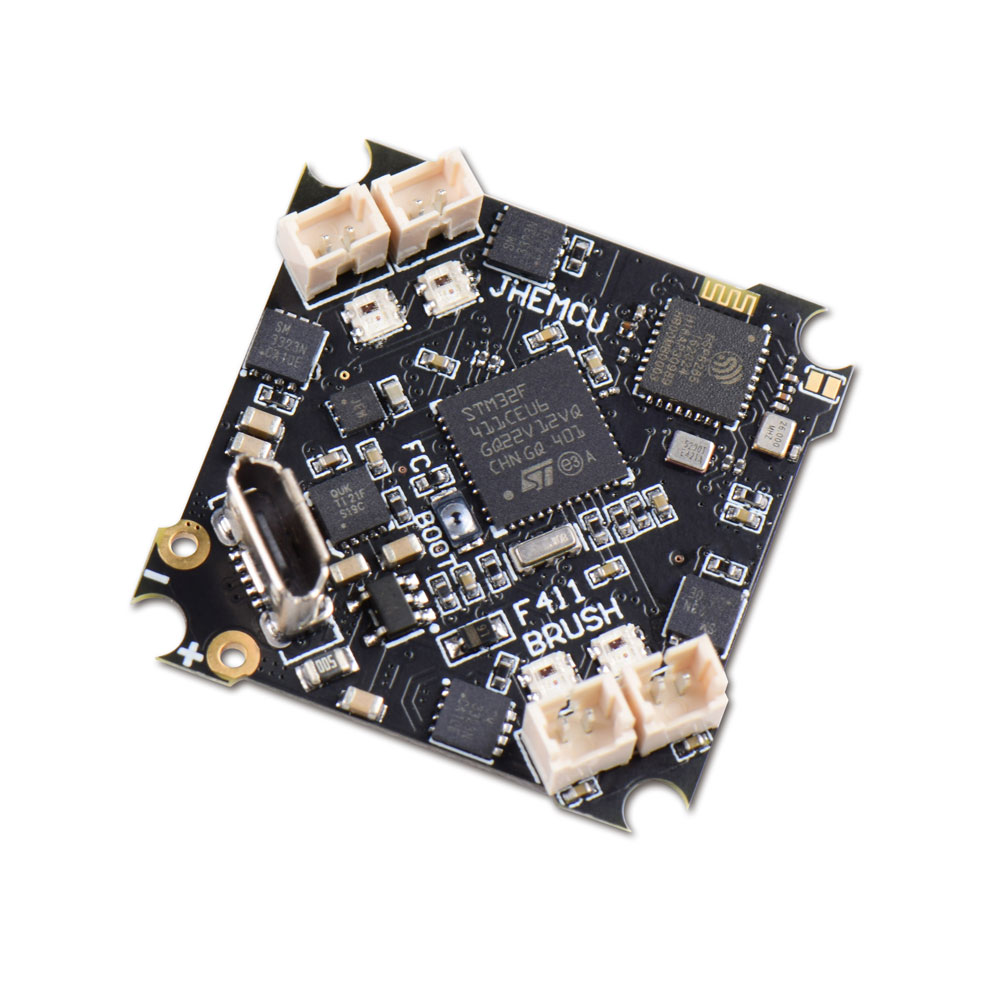 JHEMCU F411 BRUSH Flight Control Built-in ELRS 2.4G Receiver