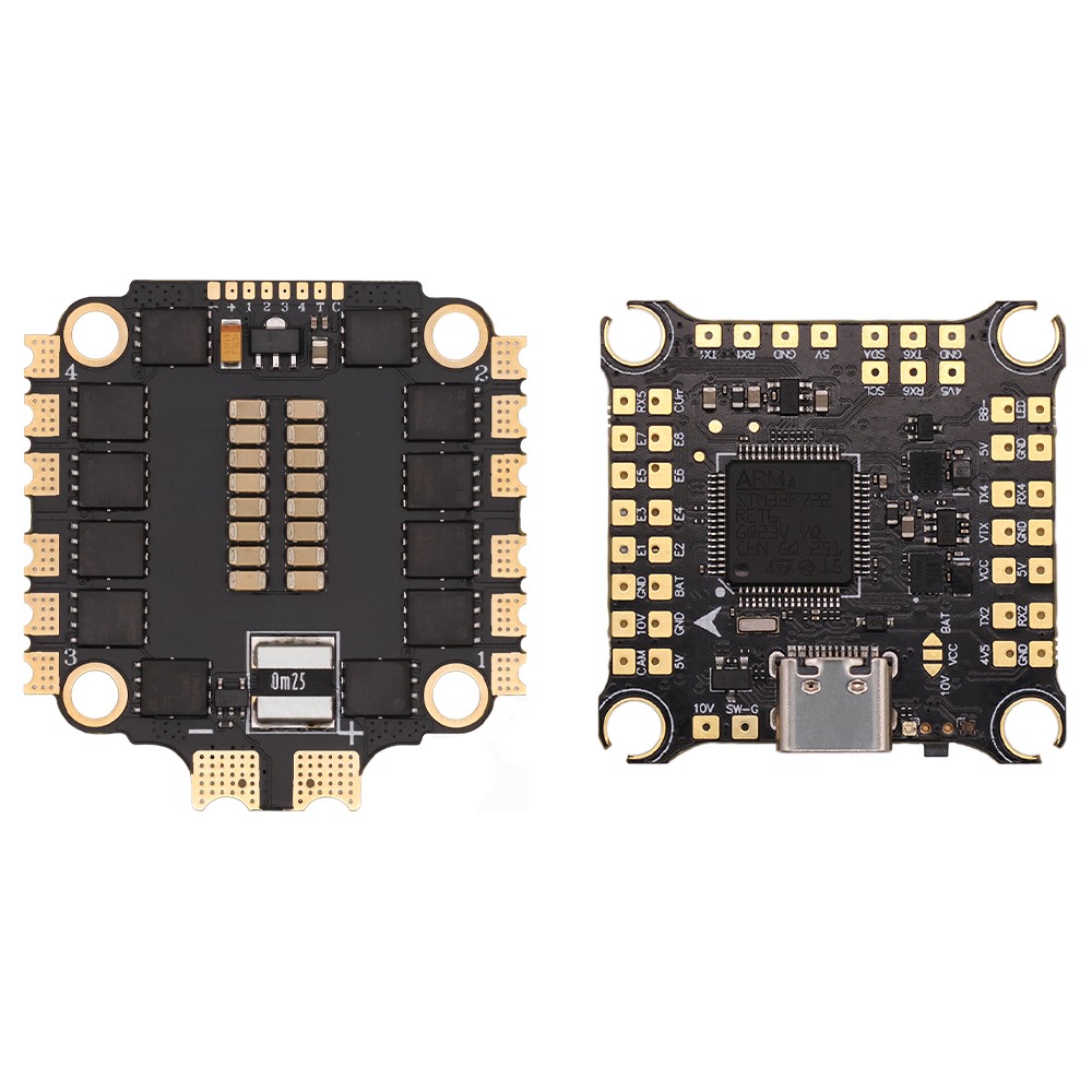 HAKRC F722 V2 Stack F7 Flight Controller Dual BEC With 45A/50A/60A/65A 4in1 Brushless ESC 