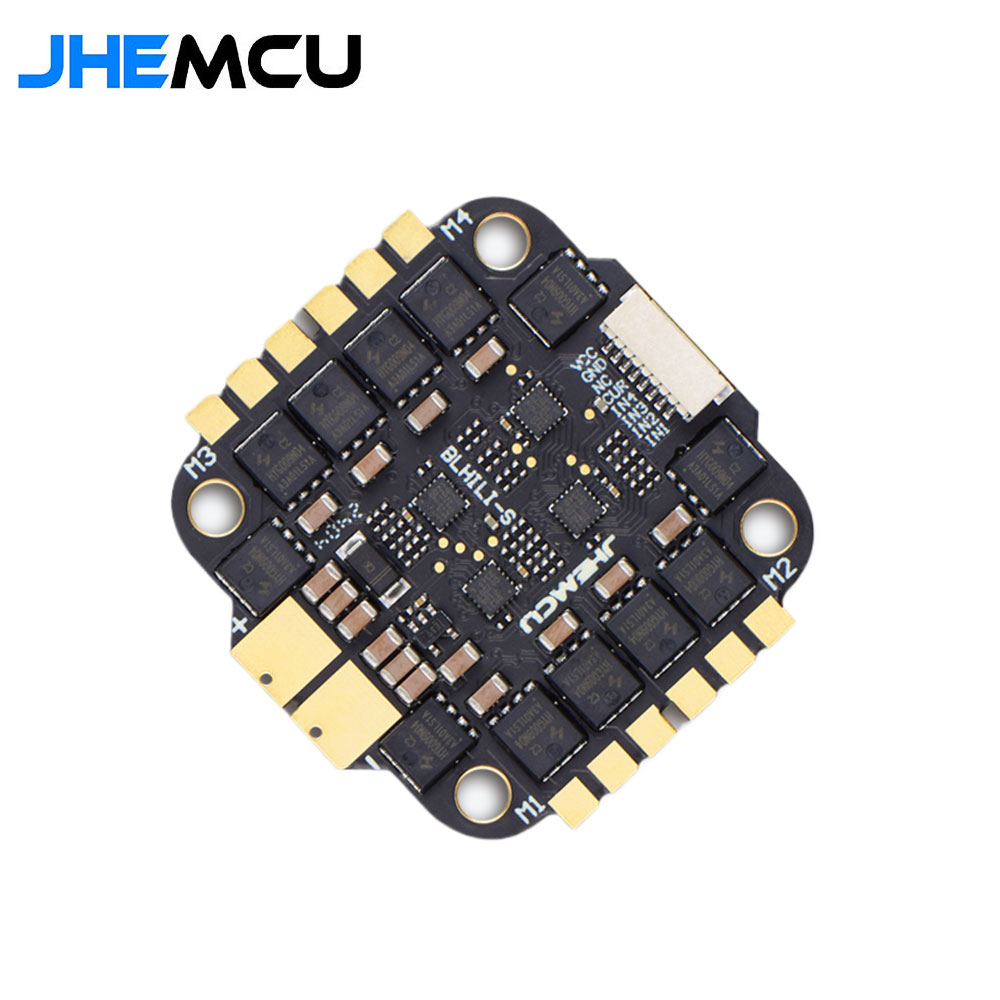 JHEMCU RuiBet 60A/65A 3-6S/65A 8S Dshot600 BLHELI_S 4in1 ESC Built-in Tvs Tube Pole Distance 30.5x30.5mm-HPXGRC