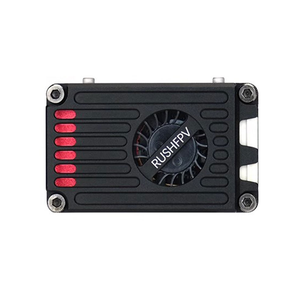 RUSHFPV MAX SOLO XBAND 4.9G 2.5W 8CH Transmitter VTX 4.9Ghz CNC Shell Built-In Cooling Fan 