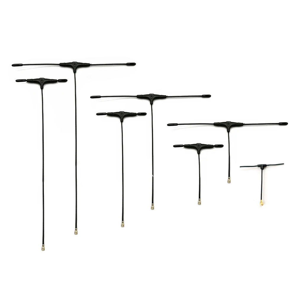 915Mhz 2.4GHz T-Type Antenna IPEX1 UFL Connector for ELRS EP1 RX IPEX1 compatible with TBS Crossfire Nano Receiver RC FPV Drone-HPXGRC