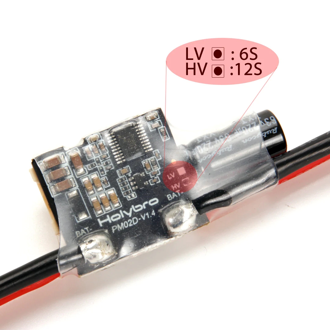 Holybro PM02D Power Module with XT60 Plugs Connectors for Pixhawk 5X / 6X Flifht Controller