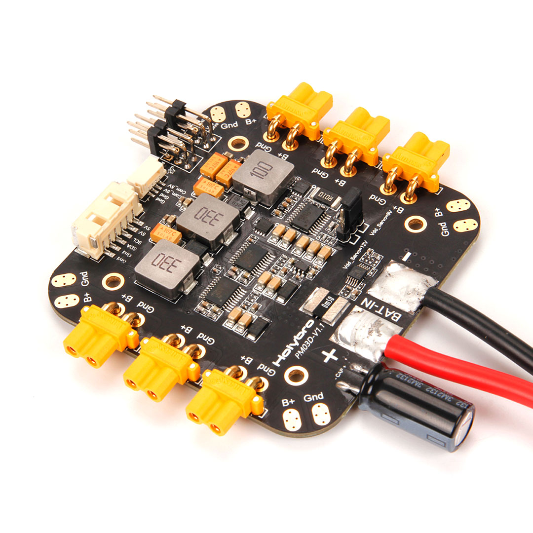 Holybro PM03D Power Module XT30 XT60 6S Compatible to Flight Controller Uses I2C Power Monitor for X500 Multirotor-HPXGRC
