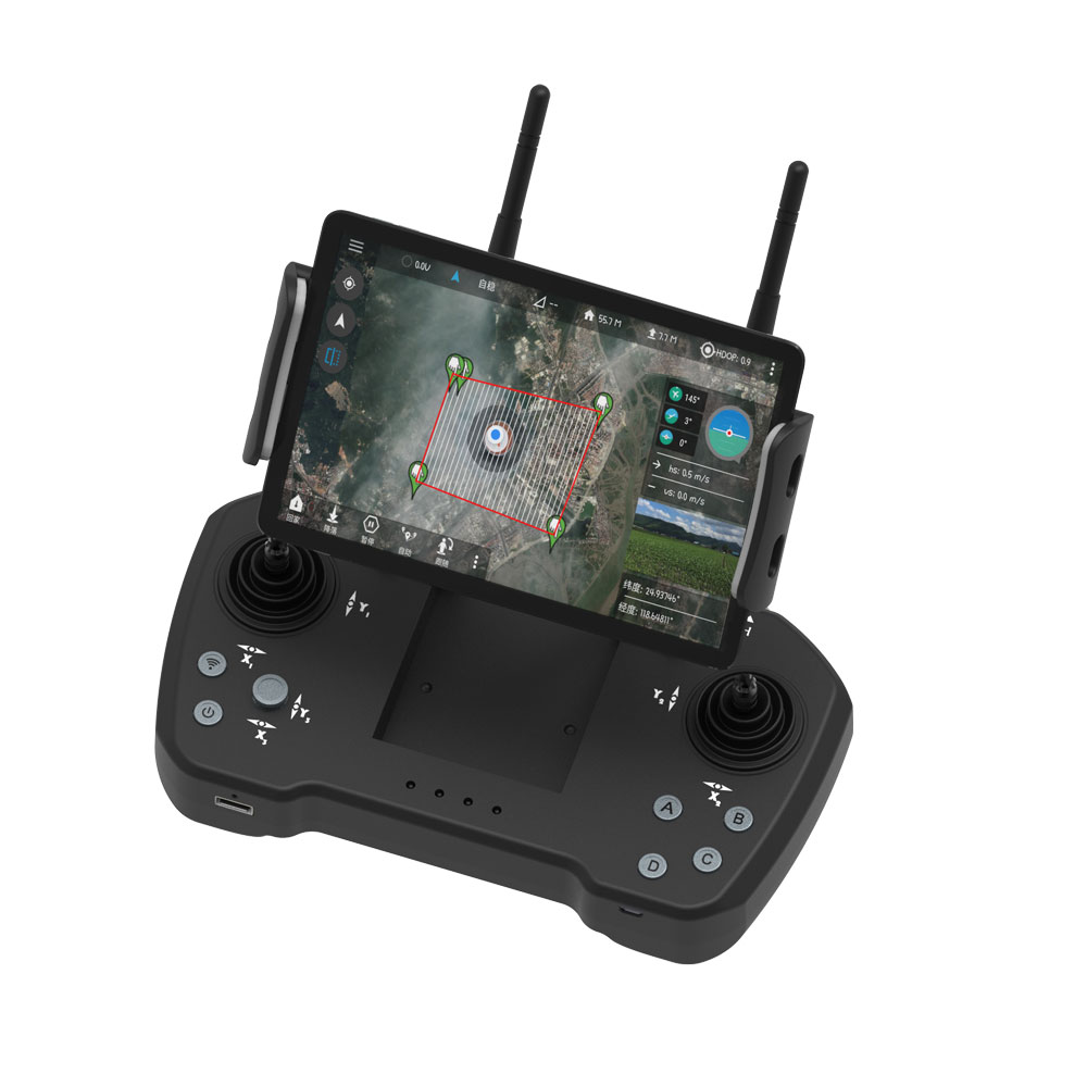 SKYDROID T12 Remote Control Three-Body Camera 20km Digital Map Transmission w/ R12 Receiver 4 in 1 For Plant Protection Machine-HPXGRC