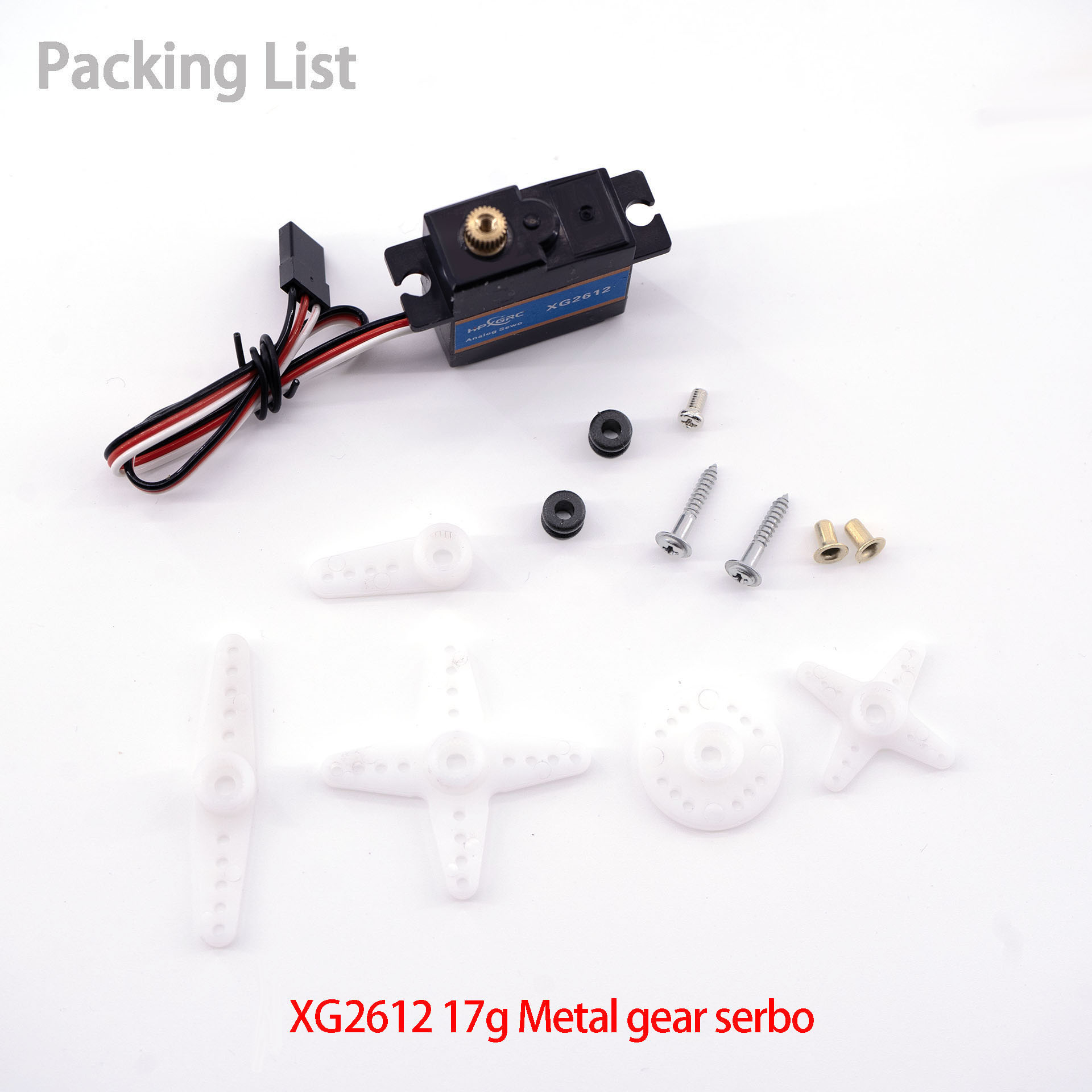 HPXGRC Waterproof Servo 9g 17g 20g Digital Micro Serv-HPXGRC