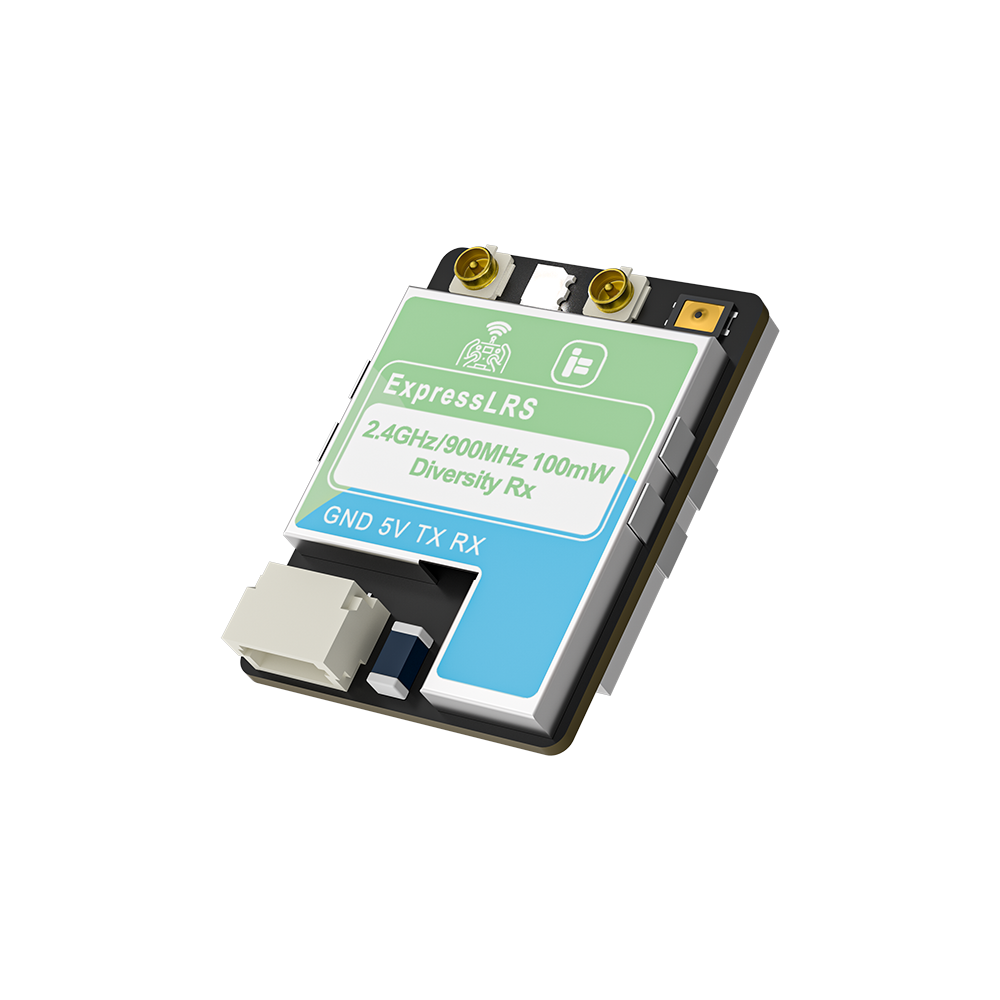 iFlight ExpressLRS ELRS Dual Band Receiver 100mW 500mW Adjustable Power Long Range RX with Diversity Antenna for FPV Drones-HPXGRC