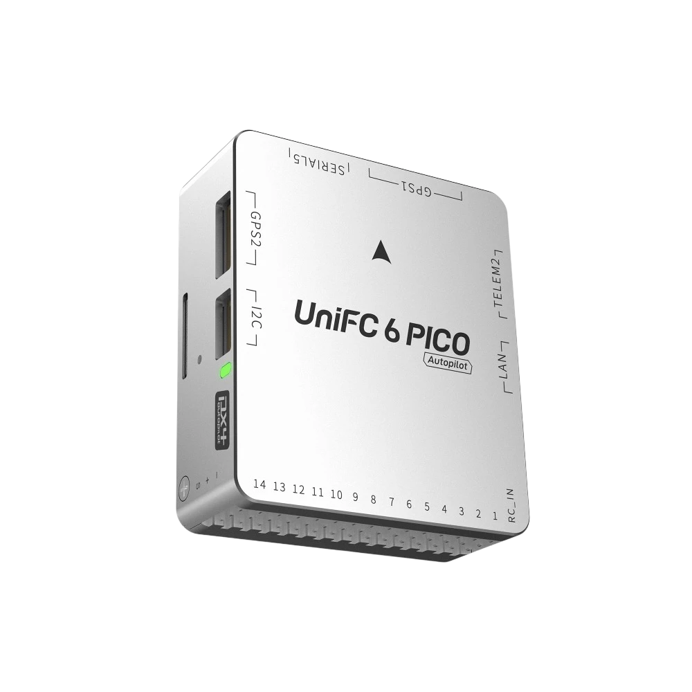 SIYI UniFC 6 PICO Autopilot Flight Controller with UniGNSS M10 GPS and 2-14S Power Module, ArduPilot PX4 Compatible for Multirotor Fixed Wing VTOL UAV UGV USV