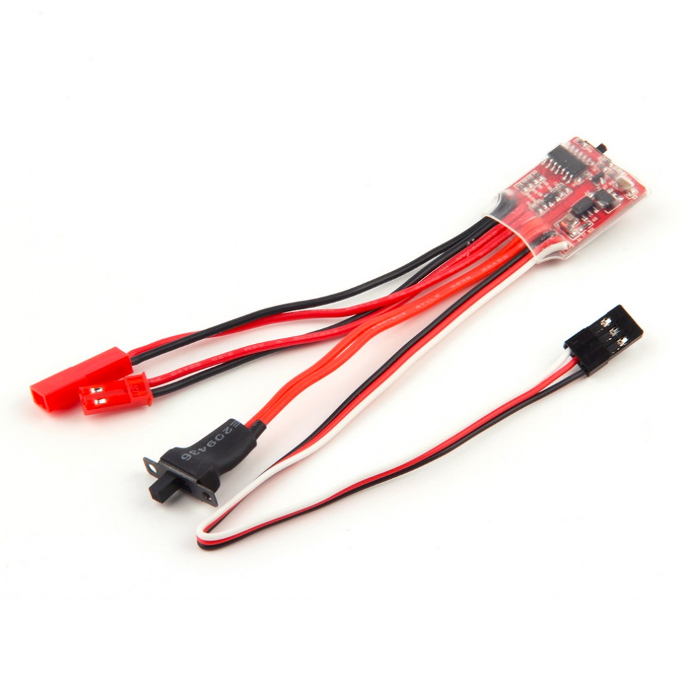 Mini 20A ESC Motor Speed RC ESC 2KHz Forward Reverse Brush Brake RC 2S for Controller Boat Car Prototank Top Regulator-HPXGRC