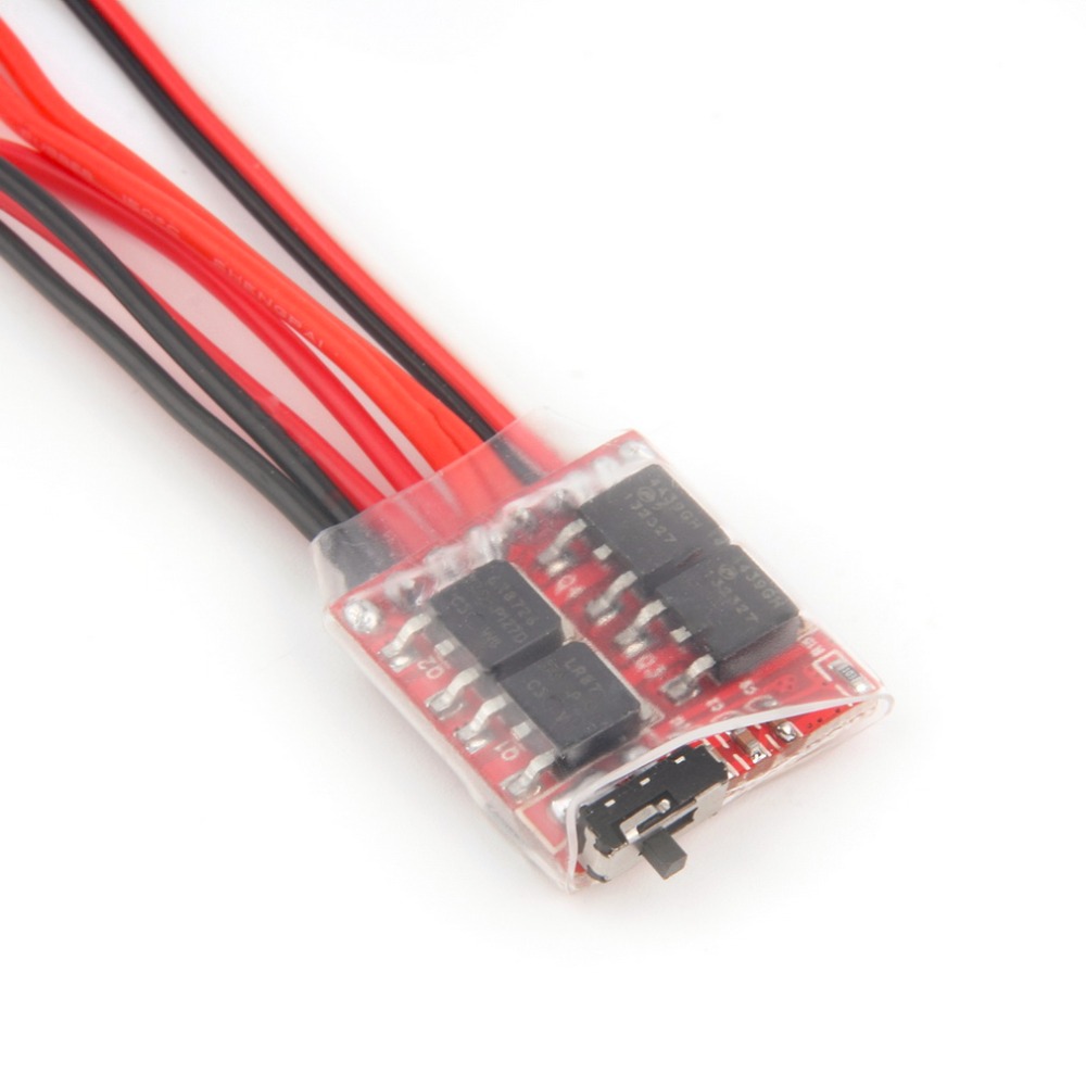 Mini 20A ESC Motor Speed RC ESC 2KHz Forward Reverse Brush Brake RC 2S for Controller Boat Car Prototank Top Regulator-HPXGRC