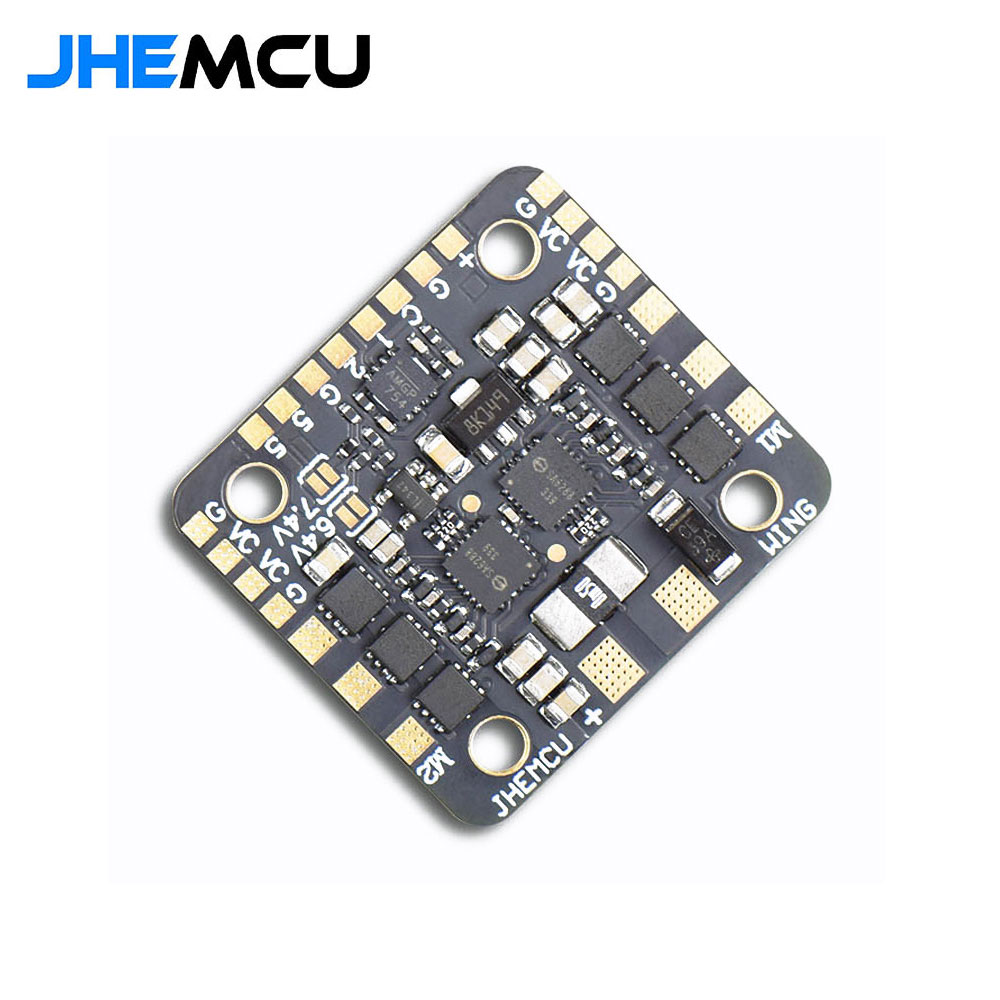 JHEMCU WING ESC-DUAL 40A BLHELI_S 2in1 40A ESC Built-in 5V BEC Current Meter 20X20mm 2-6S LiPo for RC Twin Engine Airplane-HPXGRC