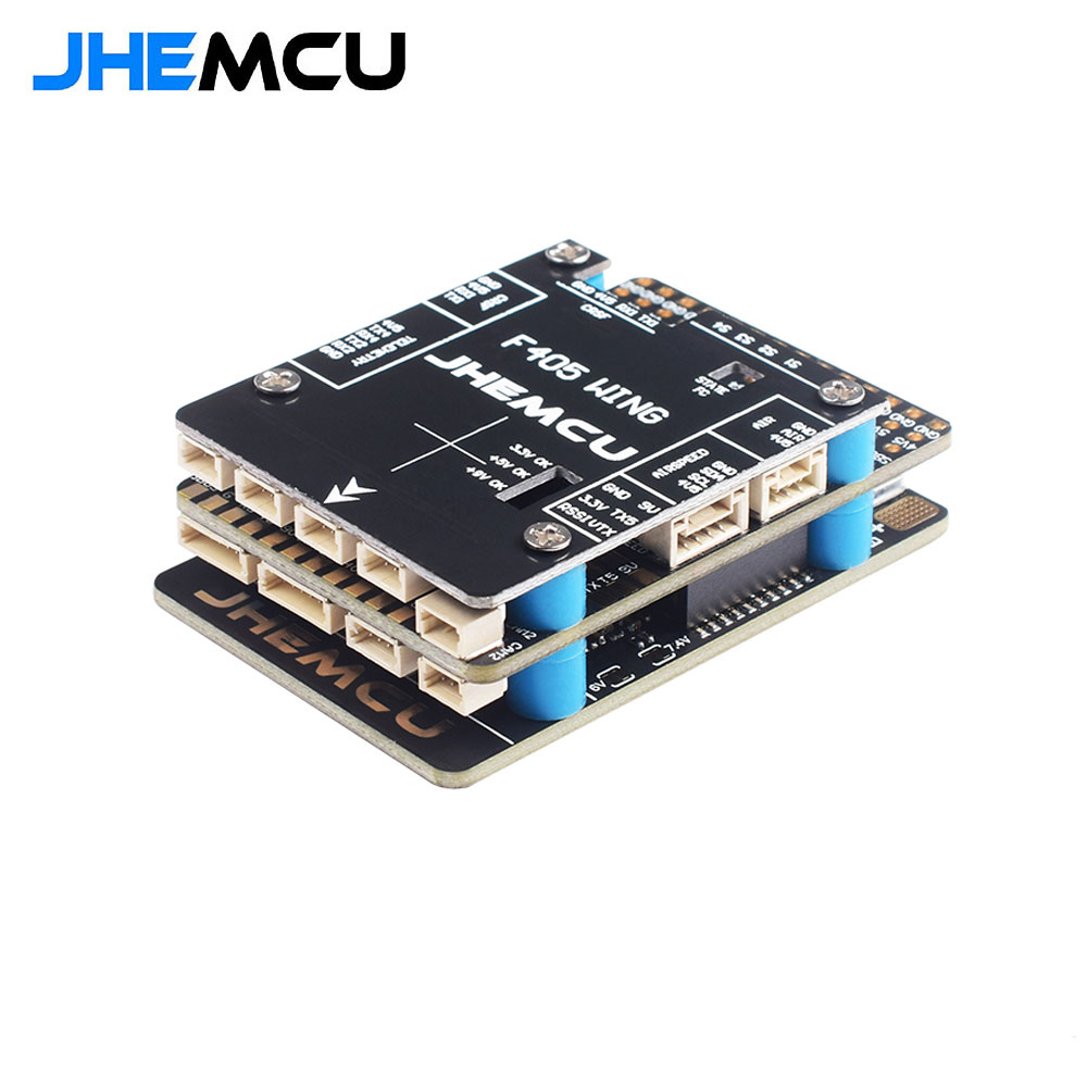 JHEMCU F405 Wing INAV Flight Controller Built-in Barometer Gyroscope OSD Blackbox BEC for RC Airplane Fixed-Wing-HPXGRC