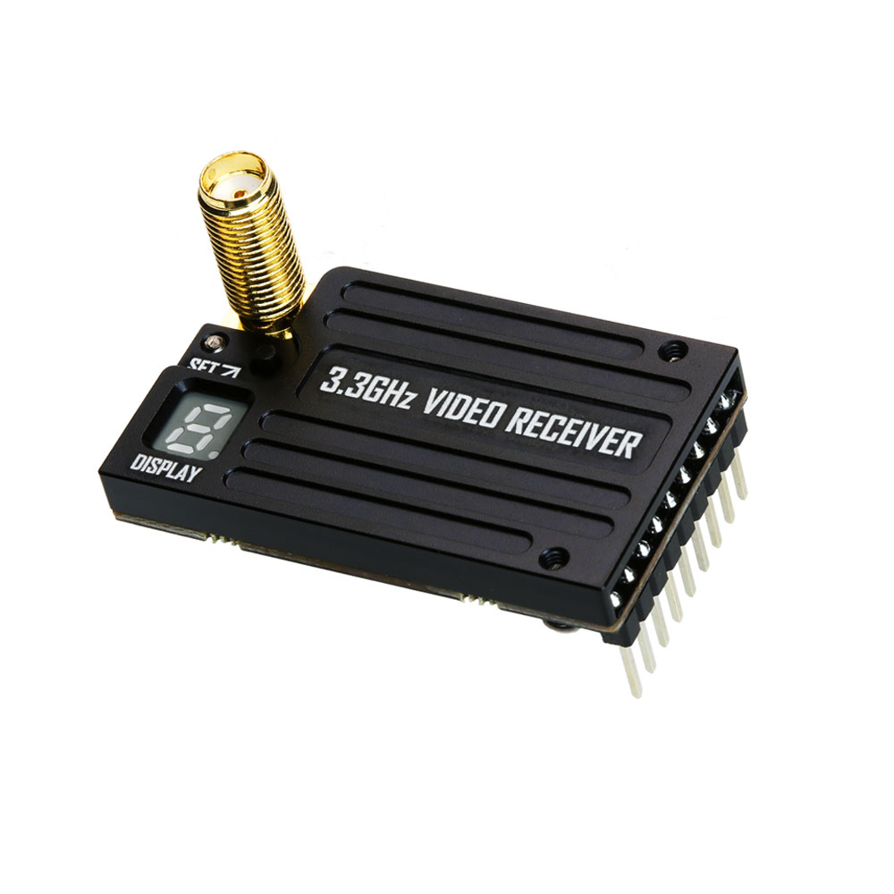 RUSHFPV 3.3G 4W VTX Supports IRC Tramp Protocol 7-30V Video Transmitter & 3.3GHz Glasses VRX Module