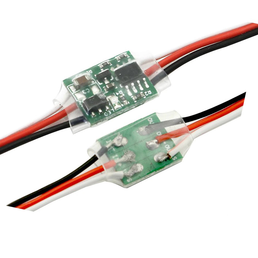 Universal Servo Inverter Signal 4-6V / 3.6V-24V Steering Gear Reverser Low/High Voltage For RC Servo Airplane V-tail-HPXGRC