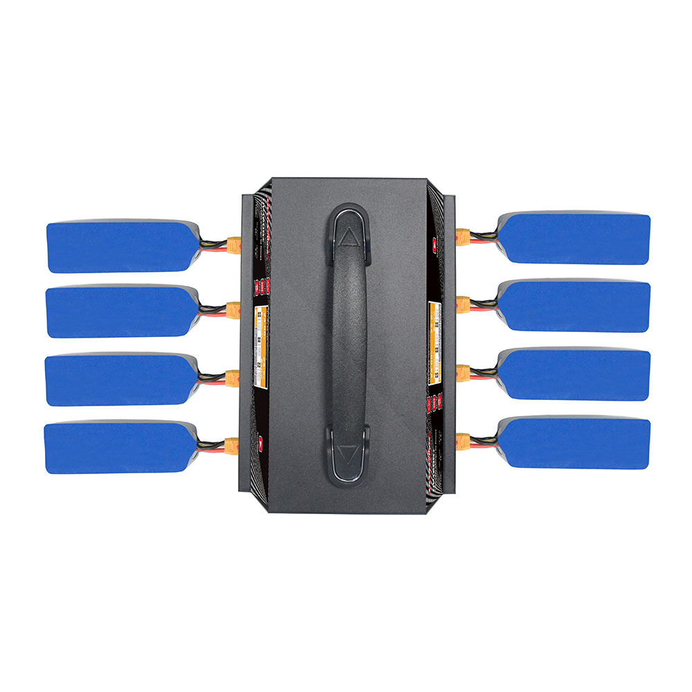 ULTRA POWER UP1200+ 8-way 25A high-power battery smart charger with screen for crop protection