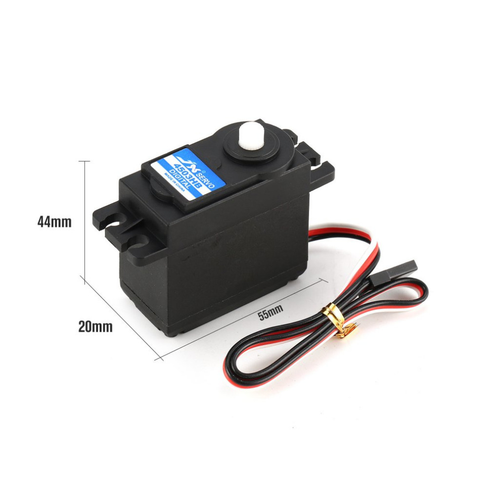 JX PDI-4806HB 6.21kg Plastic Gear Digital Servo Motor for 1/10 1/8 RC Car Boat Fixed Wing Truck Buggy Helicopter-HPXGRC