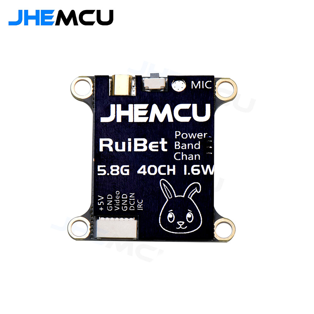 JHEMCU RuiBet Tran-3016W 5.8G 40CH 1.6W PitMode 25mW 200mW 400mW 800mW 1600mW Adjustable VTX 2-6S 30X30mm-HPXGRC